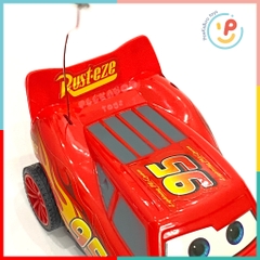 Xe ô tô điều khiển từ xa màu đỏ 17cm hoạt hình xe tia chớp 530 PeeKaPaw Toys