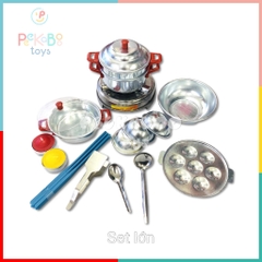 Đồ chơi Vỉ bếp NHÔM dùng nến khuôn bánh khọt hàng Việt Nam