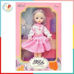 Búp bê bé gái có khớp tay tóc xám thời trang cao 32cm 826-5 peekabootoys