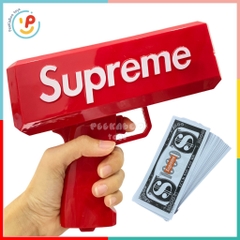 Đồ chơi máy phóng đô la Supreme vui nhộn tặng kèm 100 tờ đô la giấy peekabootoys