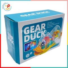 Đồ Chơi Vịt trong suốt Nhào Lộn 360 Độ Có Đèn Nhạc GEAR Duck 987A PeeKaPaw Toys