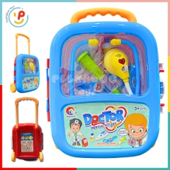 Đồ chơi nhập vai Bác Sĩ vali kéo có đèn nhiều chi tiết 8810 PeeKaPaw Toys