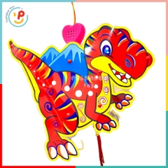 (Sẵn pin) Lồng đèn Trung Thu truyền thống 30cm giấy bóng kiếng CÓ NHẠC ĐÈN cho bé chơi lễ Peekaboo Toys