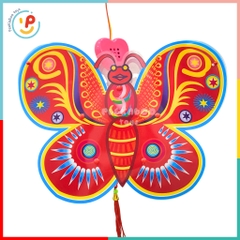 (Sẵn pin) Lồng đèn Trung Thu truyền thống 30cm giấy bóng kiếng CÓ NHẠC ĐÈN cho bé chơi lễ Peekaboo Toys