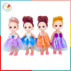 Trọn bộ 8 hộp búp bê công chúa nhỏ cao 10cm 8858 peekabootoys