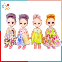 Trọn bộ 8 hộp búp bê công chúa nhỏ cao 10cm 8858 peekabootoys