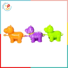 Hộp đồ chơi Đường Ray Xe Lửa hà mã 3327B PeeKaPaw Toys