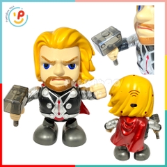 Mô hình Nhân Vật Siêu Anh Hùng Avengers Có Đèn và Âm Thanh sống động Thor chạy pin