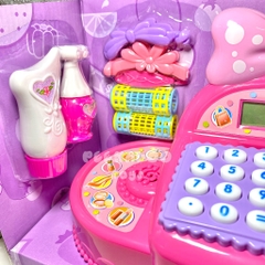 Đồ chơi siêu thị máy thu ngân có nơ màu hồng 50cm 35562 peekabootoys