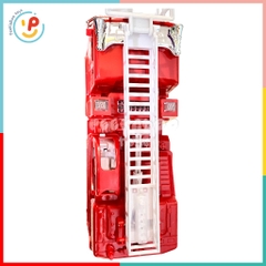Xe cứu hoả xe cứu hộ xe thang nâng chạy pin 25cm màu đỏ 175-B2 PeeKaPaw Toys