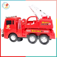 Xe cứu hoả xe cứu hộ xe thang nâng chạy pin 25cm màu đỏ 175-B2 PeeKaPaw Toys