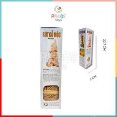 Đồ chơi rút số bằng gỗ nhiều mẫu loại lớn và mini 48 thanh đồ chơi trẻ em Peekapaw Toys