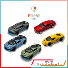 Siêu xe mô hình tỷ lệ 1:32 mở được cửa chạy trớn 22cm đồ chơi trẻ em Peekaboo Toys