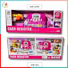 Đồ chơi siêu thị máy thu ngân 39cm màu hồng có đèn và âm thanh 820A20 peekabootoys