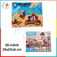 Bộ xếp hình nam châm nhiều chi tiết cho bé phát triển tư duy PeeKaPaw Toys