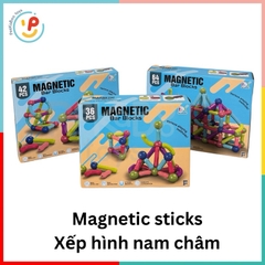 Bộ xếp hình nam châm nhiều chi tiết cho bé phát triển tư duy PeeKaPaw Toys
