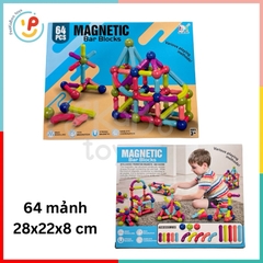 Bộ xếp hình nam châm nhiều chi tiết cho bé phát triển tư duy PeeKaPaw Toys