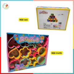 Hộp 12 vòng lò xo ma thuật nhiều màu hình ngôi sao trái tim bông hoa đồ chơi trẻ em Peekapaw Toys
