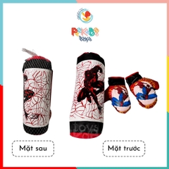 Bao tập đấm bốc Boxing Muay Thai cho trẻ em hình Người Nhện size lớn 50 cm PeeKaPaw Toys