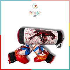 Bao tập đấm bốc Boxing Muay Thai cho trẻ em hình Người Nhện size lớn 50 cm PeeKaPaw Toys