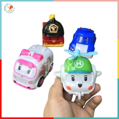 Đồ chơi Túi 4 Xe Mô Hình Robocar Poli Chạy Trớn 868-14 Peekapaw Toys