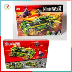 Bộ xếp hình NINJA WORLD 489 mảnh 98294 đồ chơi trẻ em Peekaboo Toys
