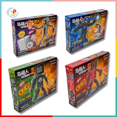 Trọn bộ Set 4 hộp lắp ráp lego SKIBIDI TOILETMAN 216 - 257 mảnh ghép 99247 đồ chơi trẻ em Peekaboo Toys