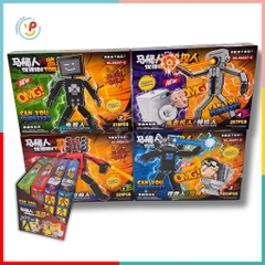 Trọn bộ Set 4 hộp lắp ráp lego SKIBIDI TOILETMAN 216 - 257 mảnh ghép 99247 đồ chơi trẻ em Peekaboo Toys