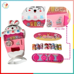 Đồ chơi Máy bán nước ngọt Máy bán hàng tự động Thỏ trắng cho bé W03 đồ chơi trẻ em Peekaboo Toys