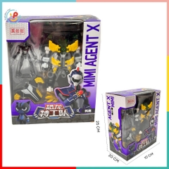 Đồ chơi Robot Siêu nhân Gao Agent X cưỡi thú 2258 peekabootoys