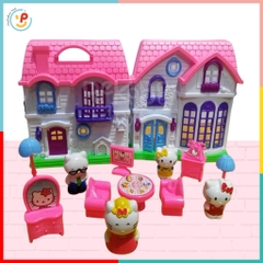 Đồ chơi mô hình gia đình mèo Kitty 596 đồ chơi trẻ em PeekaPaw Toys