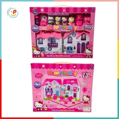 Đồ chơi mô hình gia đình mèo Kitty 596 đồ chơi trẻ em PeekaPaw Toys