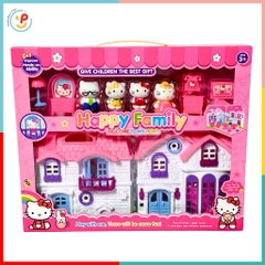 Đồ chơi mô hình gia đình mèo Kitty 596 đồ chơi trẻ em PeekaPaw Toys