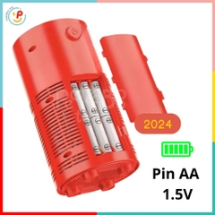 (Tết 2024) Máy tạo bong bóng p.háo hoa dùng pin có nhạc đèn siêu đẹp