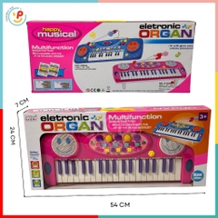 Đồ chơi Đàn Organ 3702 có kèm micro cho bé tập hát làm ca sĩ học âm nhạc PeeKaPaw Toys