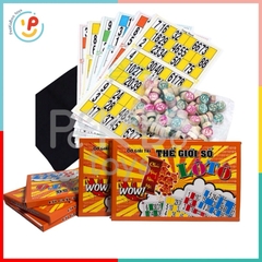 Bộ cờ lô tô truyền thống 90 số bằng gỗ