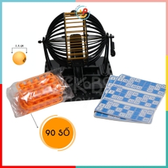 Lồng quay lô tô 90 số Bingo sắt cao cấp 8229
