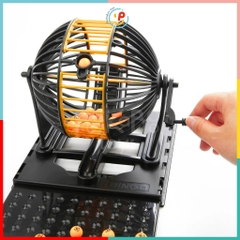 Lồng quay lô tô 90 số Bingo sắt cao cấp 8229