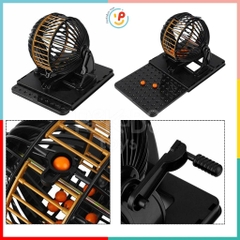 Lồng quay lô tô 90 số Bingo sắt cao cấp 8229