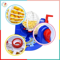 Lồng quay lô tô 90 số Bingo nhựa cao cấp 707-21
