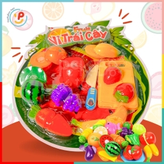 Đồ chơi cắt hoa quả rau củ trái cây cho bé tập nấu ăn đồ chơi trẻ em PeeKaPaw Toys