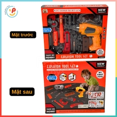 Đồ chơi dụng cụ sửa chữa lắp ốc vít mô phỏng có máy khoan được 36778-79 PeeKaPaw Toys