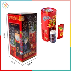 (Tết 2024) Máy tạo bong bóng p.háo hoa dùng pin có nhạc đèn siêu đẹp