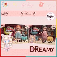 Đồ chơi Búp Bê xe đẩy và thú cưng Dreamy 6644 PeeKaPaw