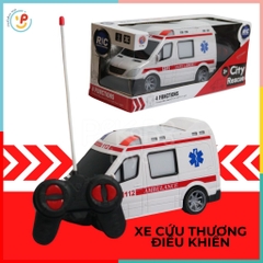 Xe cứu thương điều khiển từ xa cho bé có đèn 688