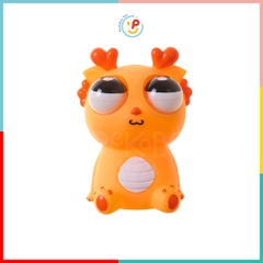 Đồ chơi thú bóp xả stress chất liệu nhựa dẻo khủng long mắt lồi gấu trúc panda mắt lồi PeeKaPaw Toys