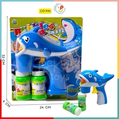 Đồ chơi máy thổi bong bóng tặng 2 lọ xà phòng nhiều mẫu PeeKaPaw Toys