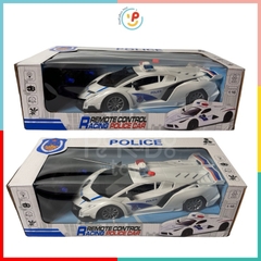 Xe cảnh sát điều khiển từ xa có âm thanh pin sạc 665 PeeKaPaw Toys