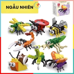 Đồ Chơi Xếp Hình 3D Các Loài Côn Trùng hộp 8cm 21 mảnh – Peekapaw Toys
