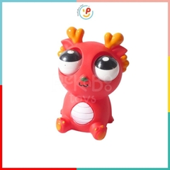 Đồ chơi thú bóp xả stress chất liệu nhựa dẻo khủng long mắt lồi gấu trúc panda mắt lồi PeeKaPaw Toys